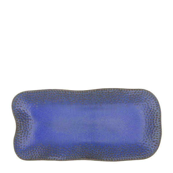 Platou rectangular Alani Blue 38 x 28 cm - 56811