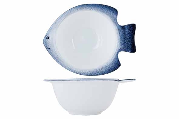 Bol peste portelan Pez 13 cm