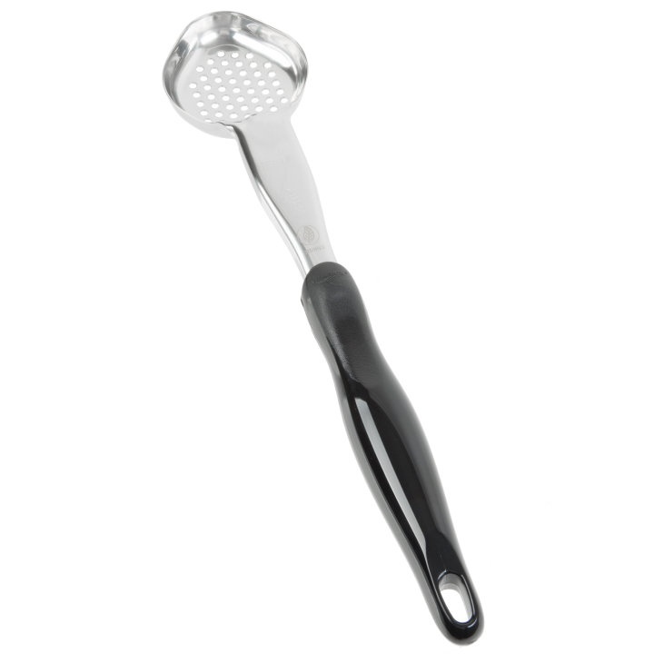 Lingura ovala perforata Spoodle Black 33 cm