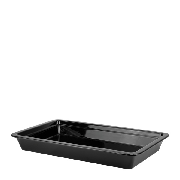 Tava gastronorm GN 1 / 4 portelan Black H = 65 cm