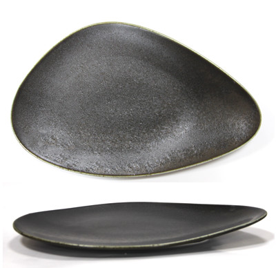Farfurie intinsa triunghi Antique 36 cm-56104