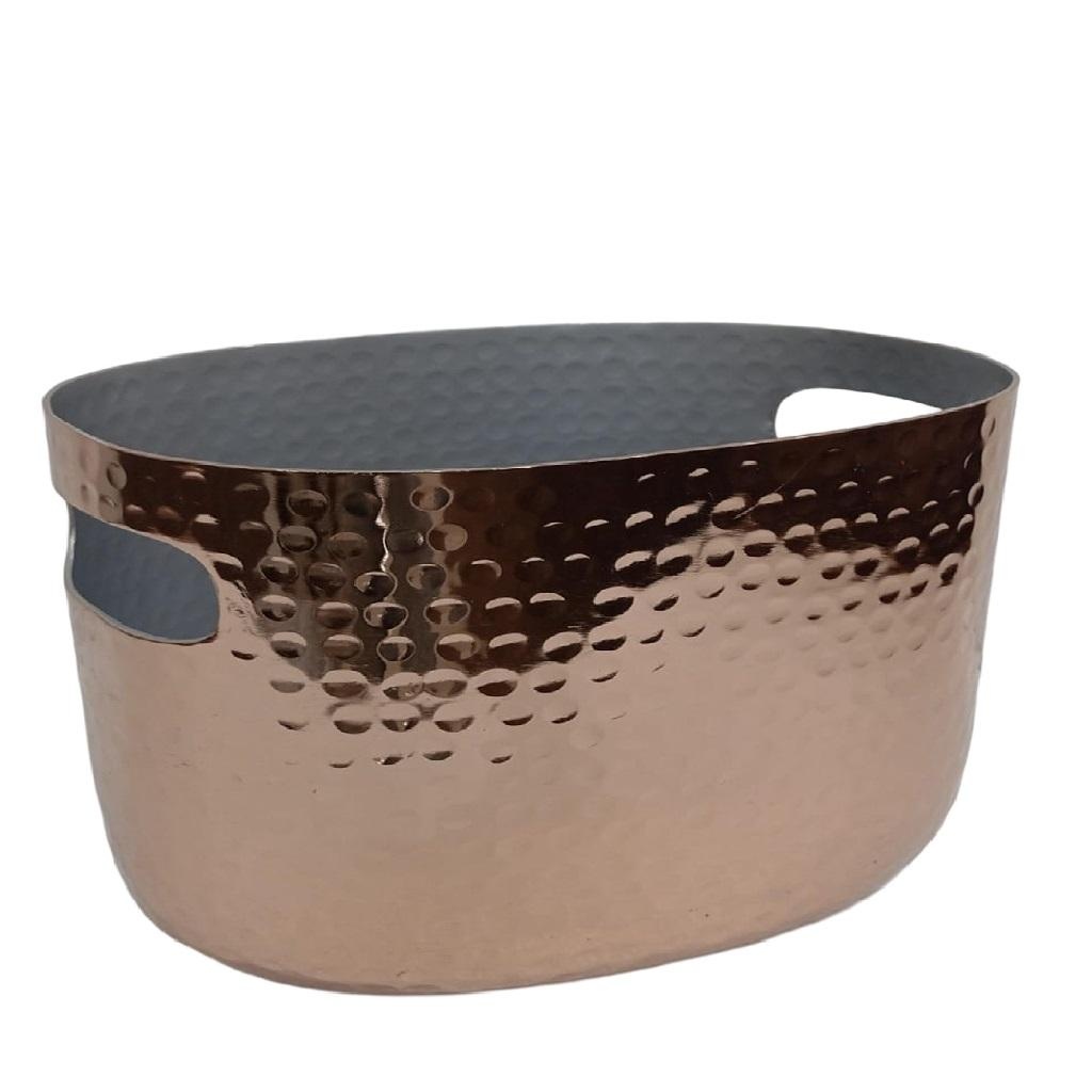 Frapiera sampanie , vin , Shiny Copper 37 x 26 x H 20 cm , 11.5 litri - GET507