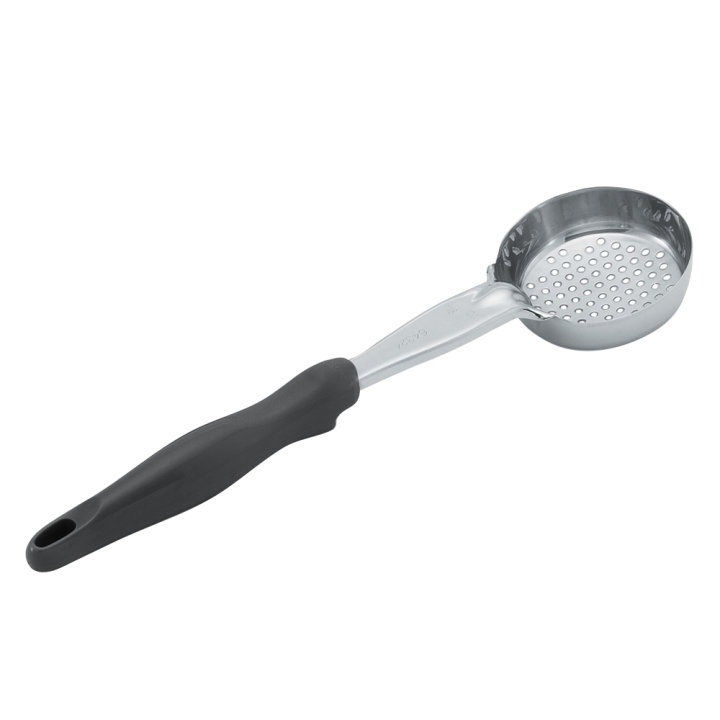 Lingura rotunda perforata Spoodle Black 34 cm