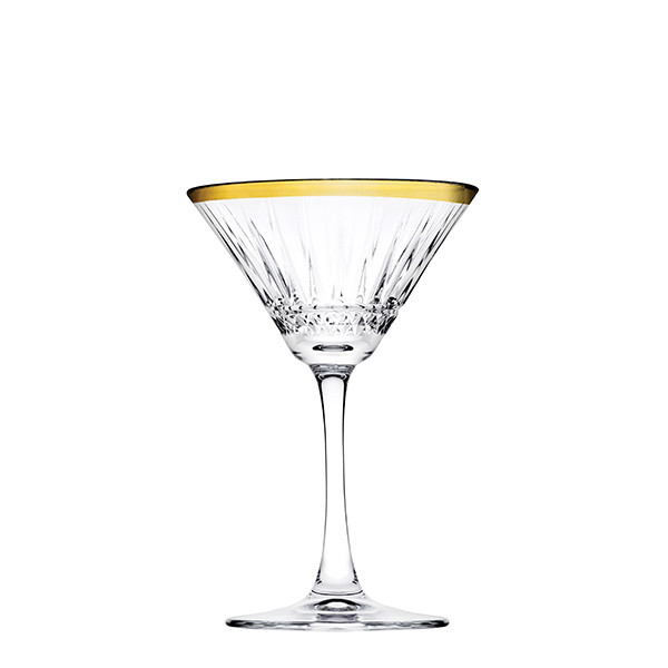 Pahare cocktail Elysia Gold 220 ml