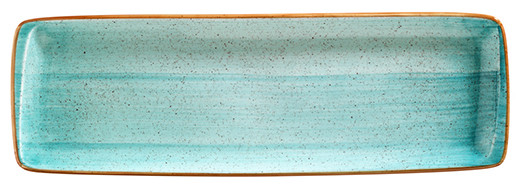 Platou rectangular Aqua 48x15 cm-01188