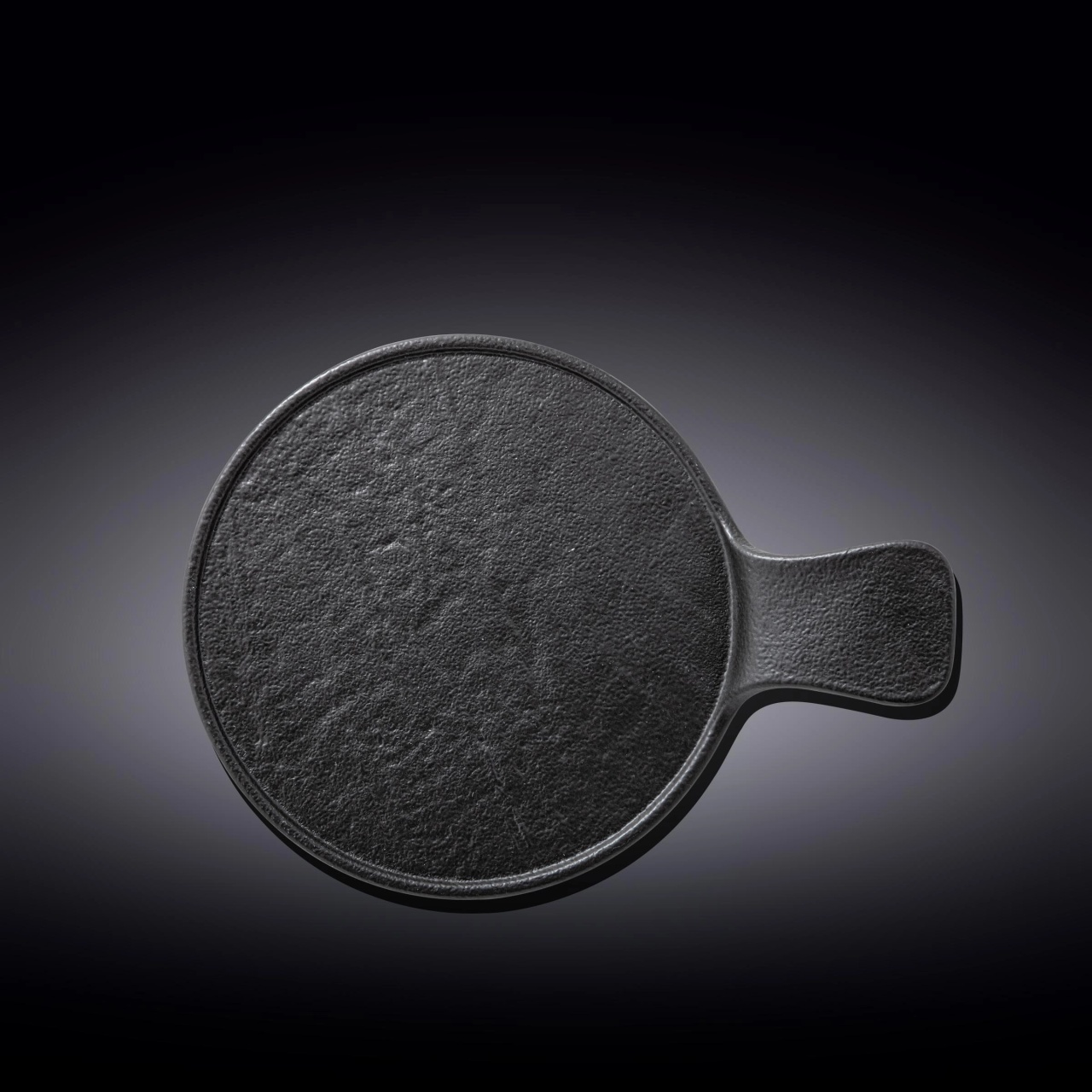 Platou rotund cu maner Slate Stone 30.5 x 21.5 cm - 661137