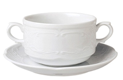 Set supa 2 piese , bol consomme 315 ml + farfurie ø 17 cm