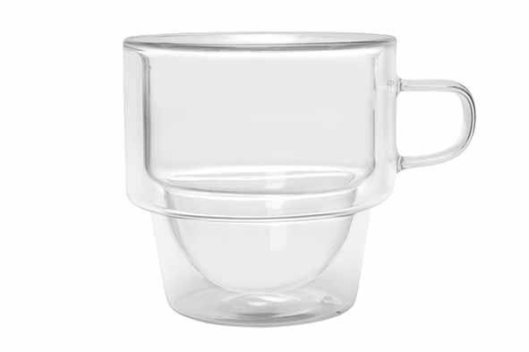 Cana cu pereti dubli Omagio 180 ml