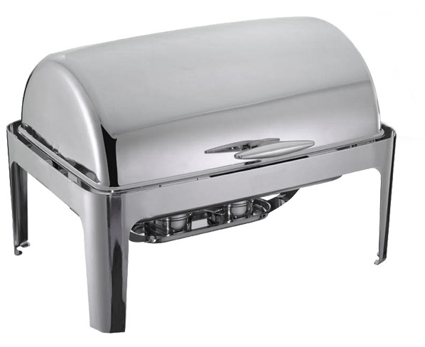 Chafing dish cu capac rolltop inox Chafer 9 litri