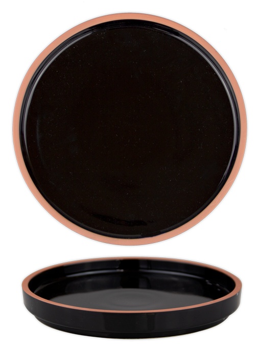Farfurie intinsa Hella Black & White 28 cm - 56439