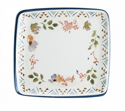 Farfurie intinsa patrata Spring 22 x 20 cm - 011105