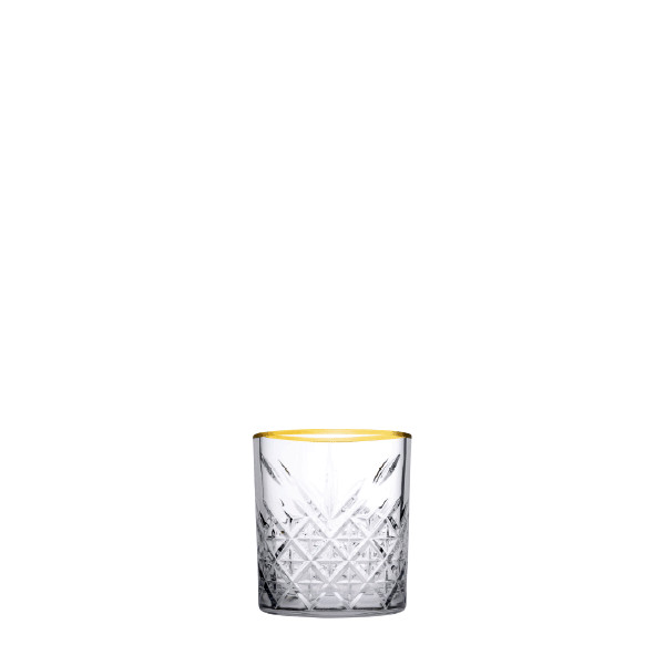 Pahare rocks Pasabahce Timeless Gold 345 ml - 52790GD