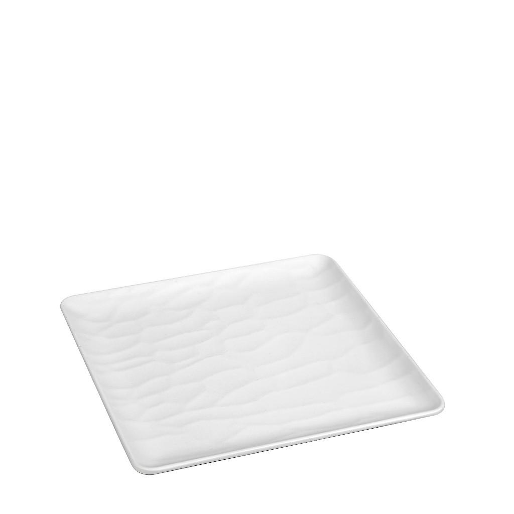 Platou melamina patrat Wavy White 18 x 18 cm MLW347K72 - 6