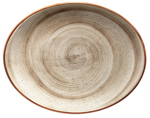 Platou oval Terrain 31 x 24 cm