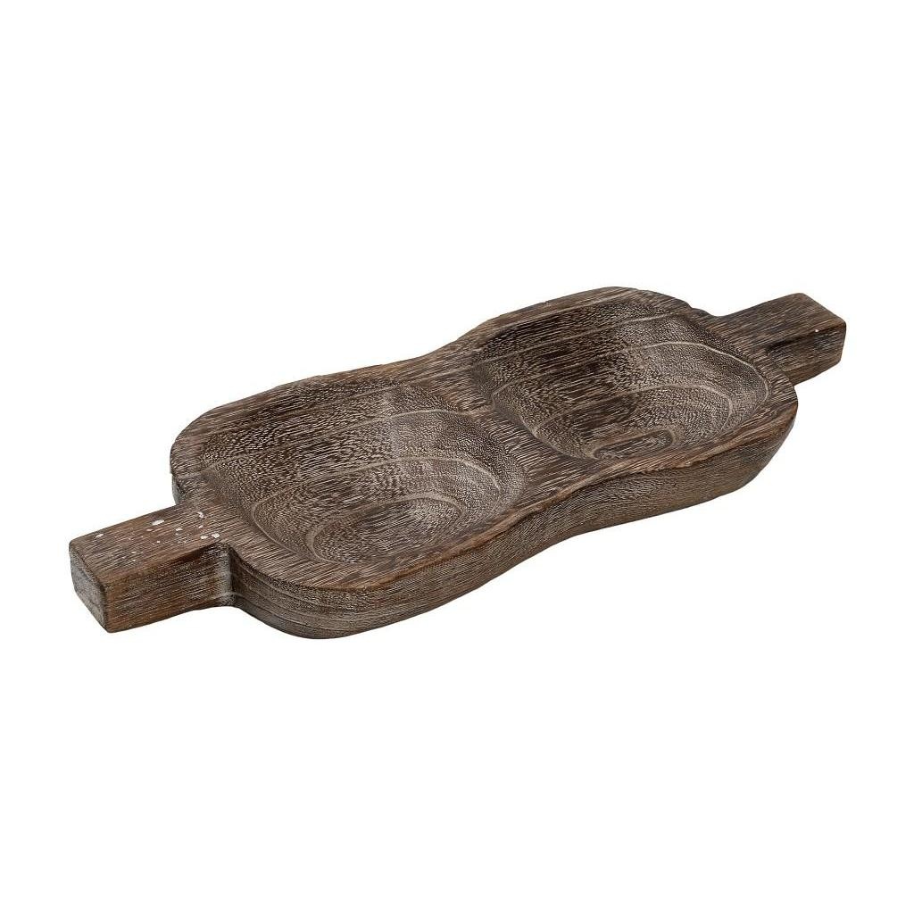 Platou servire lemn Paulownia 40.5 x 15 cm - XYP308