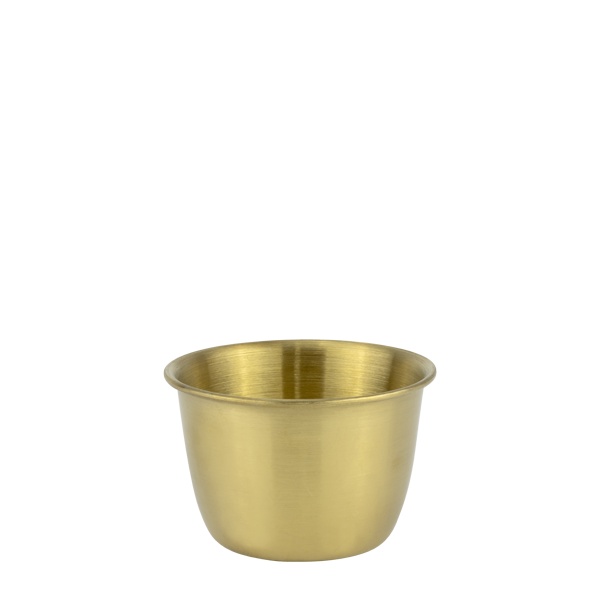 Sosiera inox Gold 6 x h 4 cm