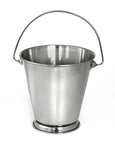 Vas gheata cu baza inox Luna H 13 cm