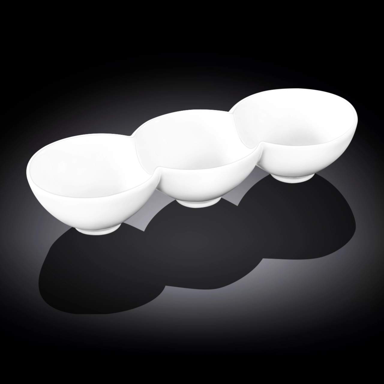 Bol cu 3 compartimente Fine White 26 x 9.5 cm - 992601