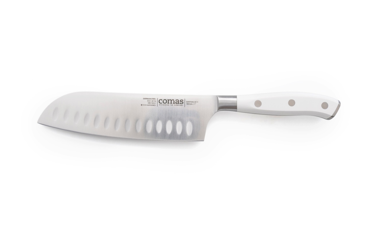 Cutit profesional Comas Marble Santoku ABS 180 mm