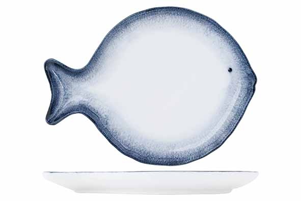 Farfurie intinsa portelan Pez 21 x 16 cm