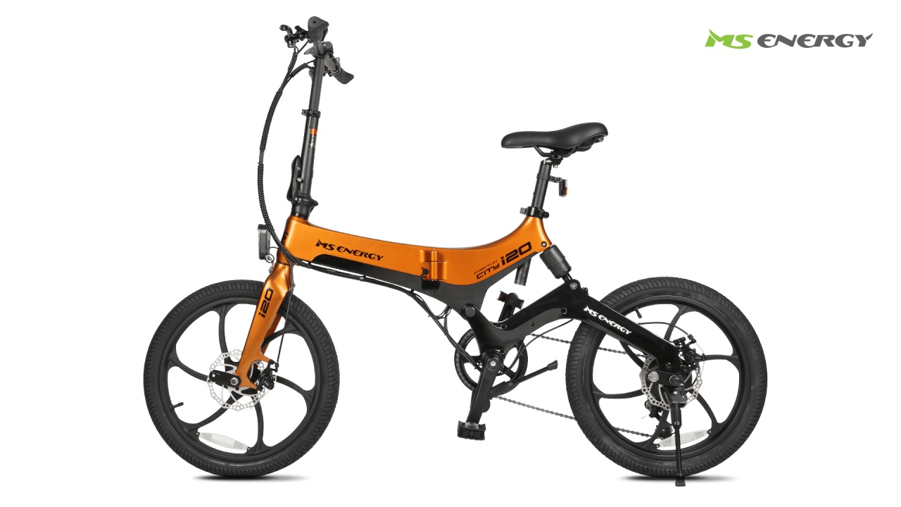 Voltarom Bicicletă Electrică Pliabilă 250W, Voltarom Streetflex i20, Baterie 36V 7.8Ah, Autonomie 50 km, Roți 20 inch