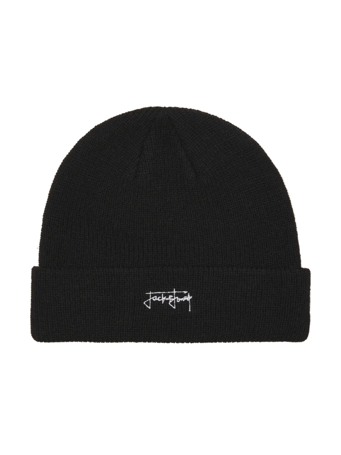Jack & Jones Caciula barbati, cu logo, JACSEAN, Negru (SELECTATI MARIMEA: Universala)