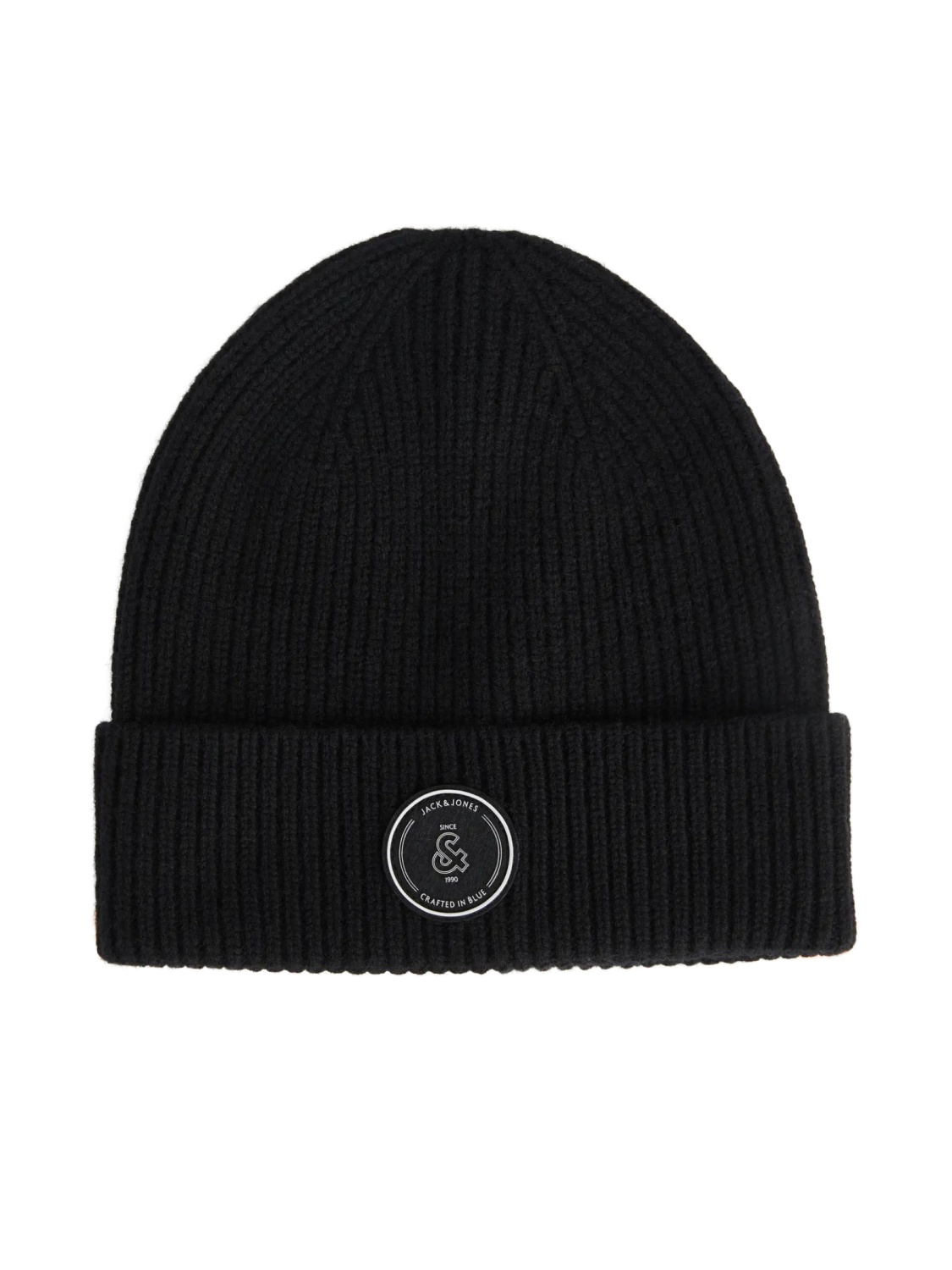 Jack & Jones Caciula barbati, din lana, cu logo, JACWINSTON, Negru