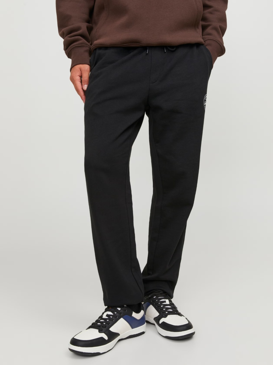 Jack & Jones Pantaloni de trening barbati, JPSTGORDON SHARK, Regular fit, Negru (SELECTATI MARIMEA: S)