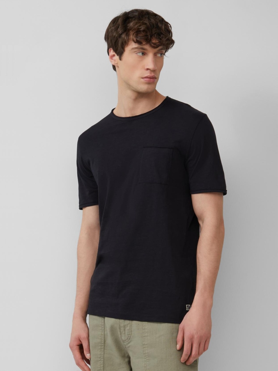 s.Oliver Tricou barbati cu croiala Regular Fit, buzunar la piept, Negru (SELECTATI MARIMEA: 2XL)
