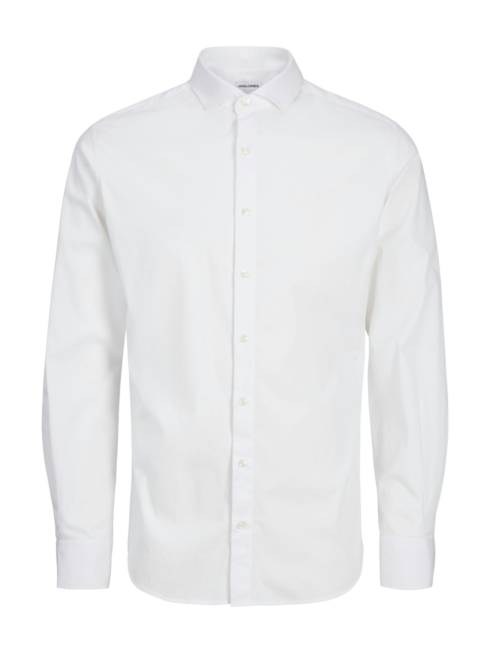 Jack & Jones Camasa barbati cu maneca lunga, JPRBLAJAXON, Slim Fit, Alb (SELECTATI MARIMEA: S)