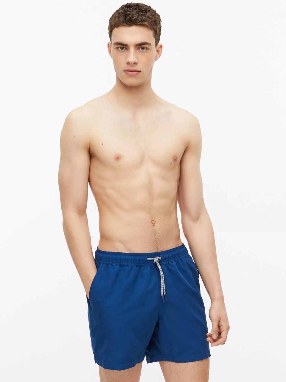 s.Oliver Pantaloni scurti barbati pentru inot cu croiala Regular fit, Albastru inchis (SELECTATI MARIMEA: L)
