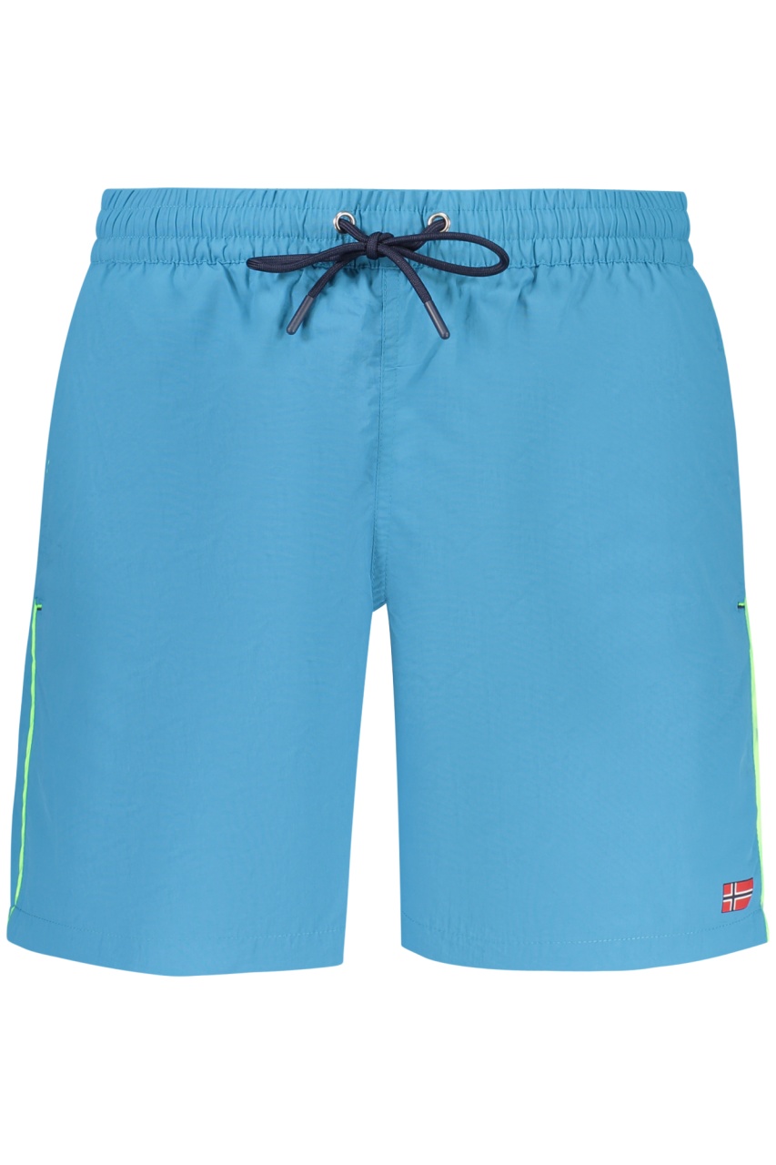 Norway Pantaloni scurti de baie barbati simplii cu logo, albastru (SELECTATI MARIMEA: 2XL)
