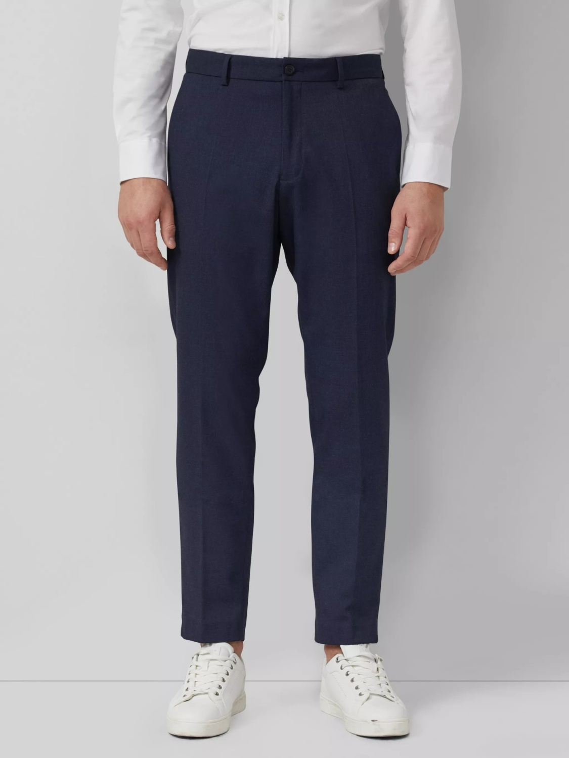 s.Oliver BLACK LABEL Pantaloni costum barbati, Slim fit, Bleumarin inchis (SELECTATI MARIMEA: 48)