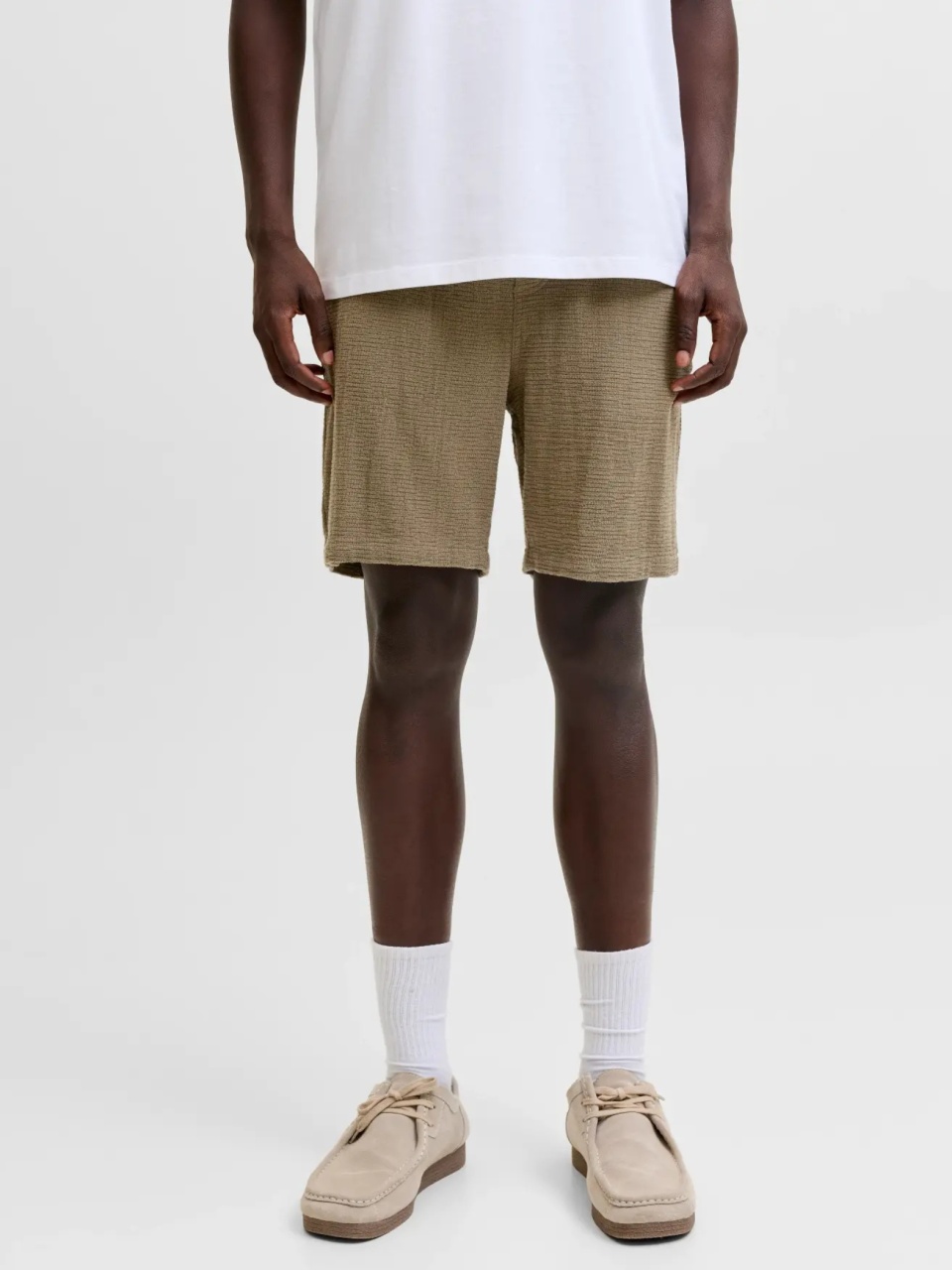 Jack & Jones Pantaloni scurti barbati, JPSTJAIDEN COBA, Relaxed fit, Olive (SELECTATI MARIMEA: S)