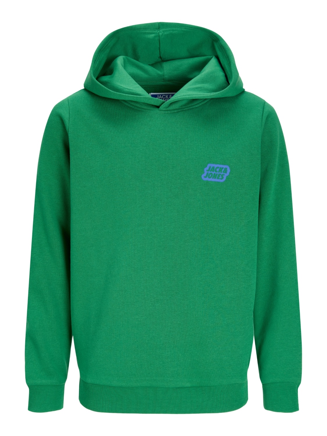 Jack & Jones Hanorac baieti cu gluga fara fermoar, Regular Fit, JJAMI, Verde (SELECTATI MARIMEA: 152 cm)