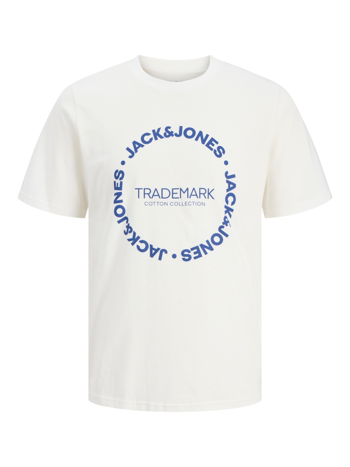 Jack & Jones Tricou baieti, din bumbac, Regular Fit, JJBENSON, Alb (SELECTATI MARIMEA: 140 cm)