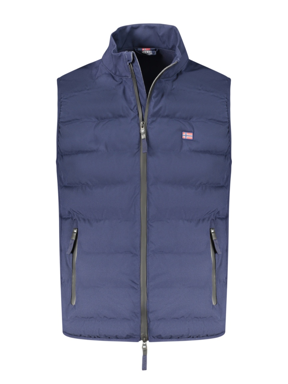 Norway Vesta barbati, cu fermoar dubla, Regular fit, Bleumarin inchis (SELECTATI MARIMEA: L)