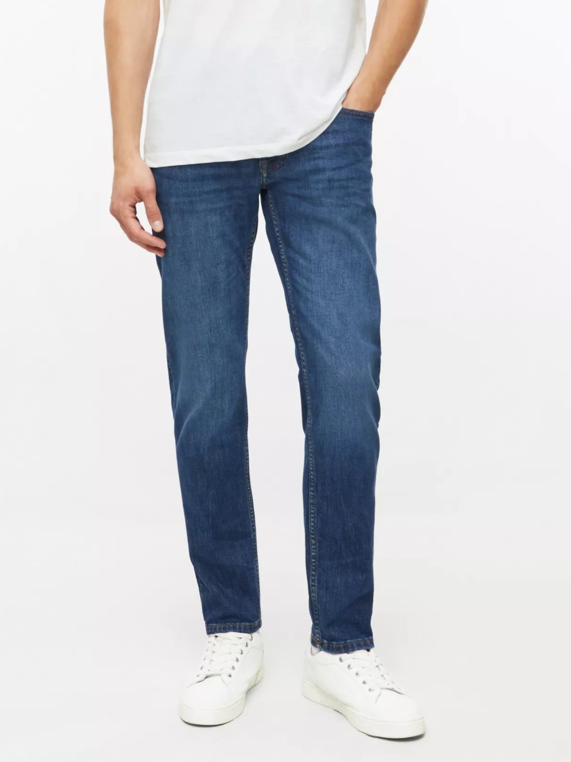 s.Oliver Blugi barbati Nelio cu talie medie, croiala Slim Fit, Slim Leg, Albastru inchis (SELECTATI MARIMEA: 33, SELECTATI LUNGIMEA: 32)
