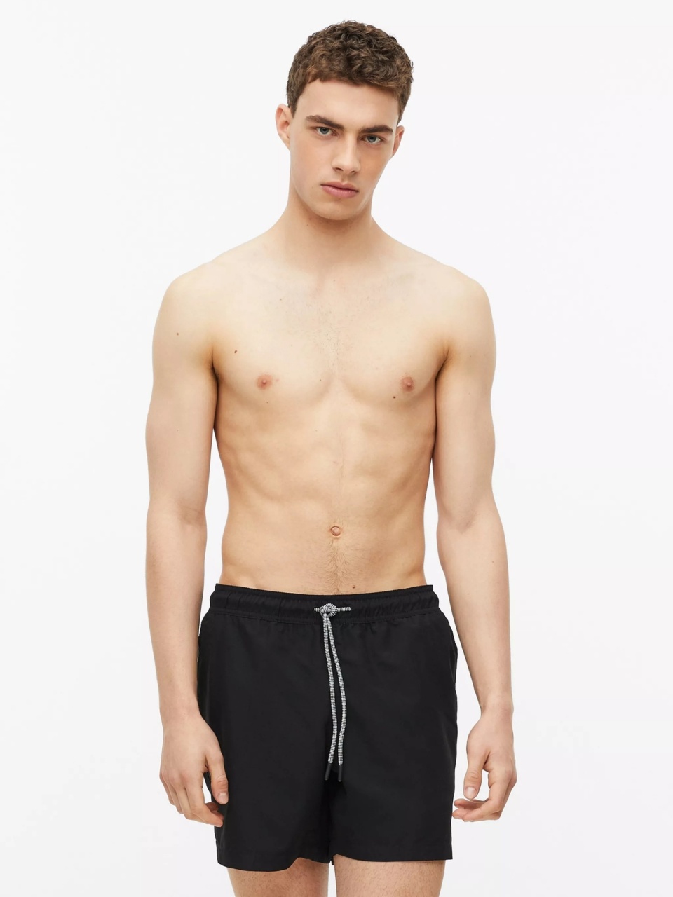 s.Oliver Pantaloni scurti barbati pentru inot cu croiala Regular fit, Negru (SELECTATI MARIMEA: 2XL)
