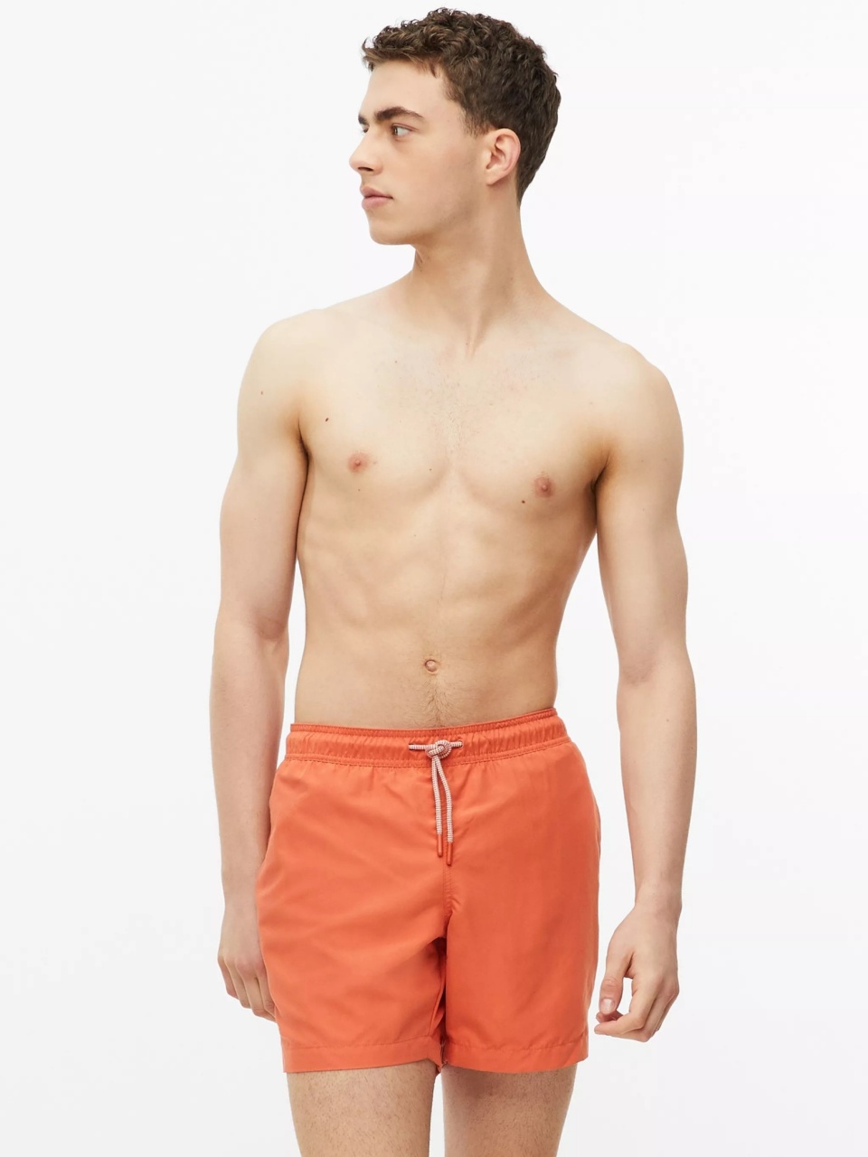 s.Oliver Pantaloni scurti barbati pentru inot cu croiala Regular fit, Portocaliu (SELECTATI MARIMEA: 2XL)
