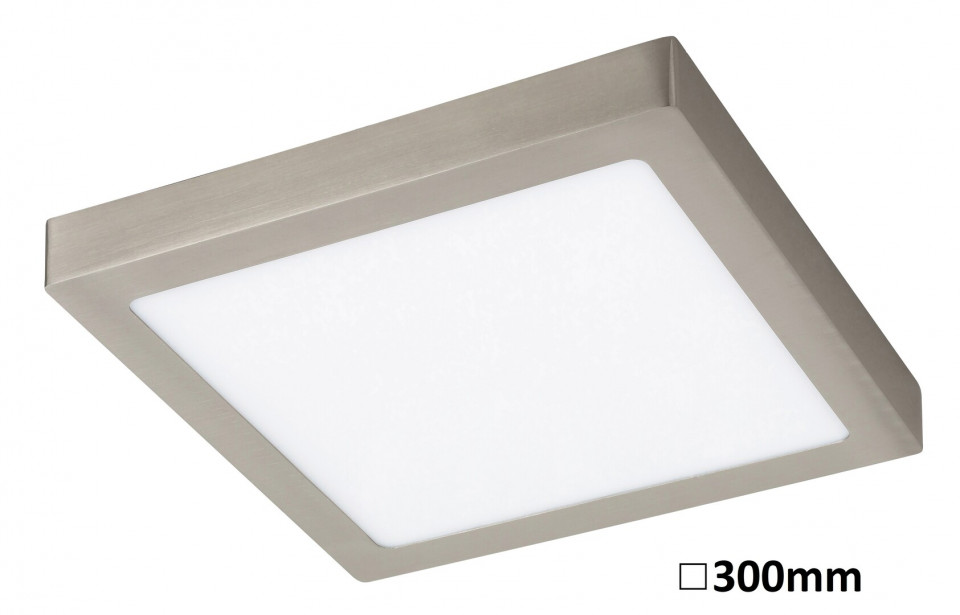 Plafoniera Lois LED, patrat, metal, crom satin, 1700 lm, lumina calda (3000K), 2669, Rabalux