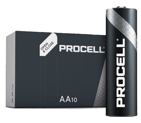 Set 10 baterii R6 AA Alkaline, Duracell Procell Duracell imagine noua 2022