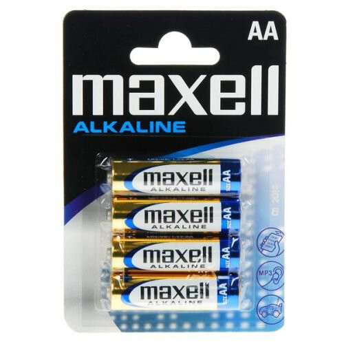 Set 4 baterii R6 AA Alkaline, Maxell