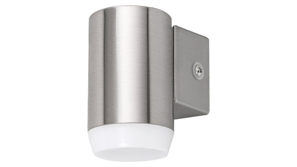 Aplica de exterior Catania LED, metal, sticla, crom satin, 350 lm, lumina neutra (4000K), 8936, Rabalux