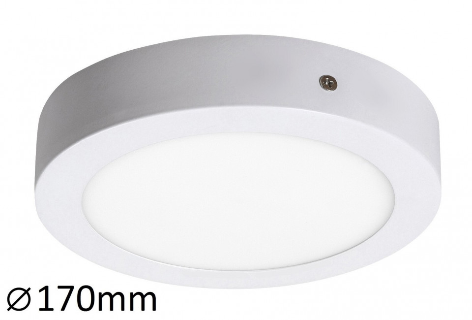 Plafoniera Lois LED, rotund, metal, alb, 800 lm, lumina neutra (4000K), 2655, Rabalux