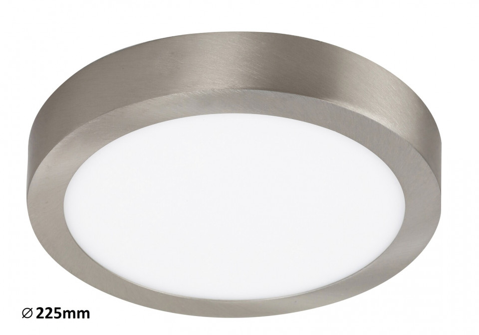 Plafoniera Lois LED, rotund, metal, crom satin, 1400 lm, lumina calda (3000K), 2660, Rabalux