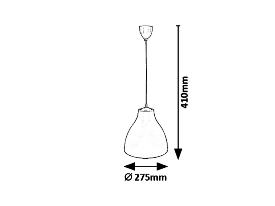 Pendul Morris, gri, 1 bec, dulie E27, 5058, Rabalux - 1 | YEO