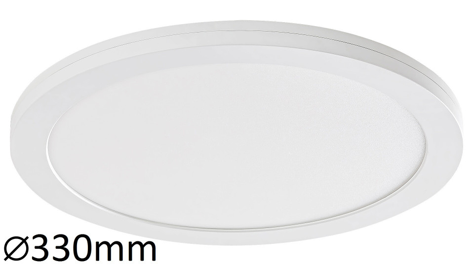 Plafoniera Sonnet LED, metal, alb, 2800 lm, lumina neutra (4000K), 1490, Rabalux Rabalux imagine noua 2022
