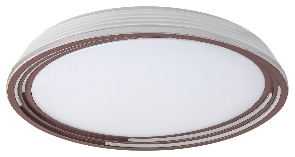 Plafoniera Valter LED, metal, maro, alb, 2250 lm, lumina calda (3000K), 3750, Rabalux Rabalux imagine noua 2022