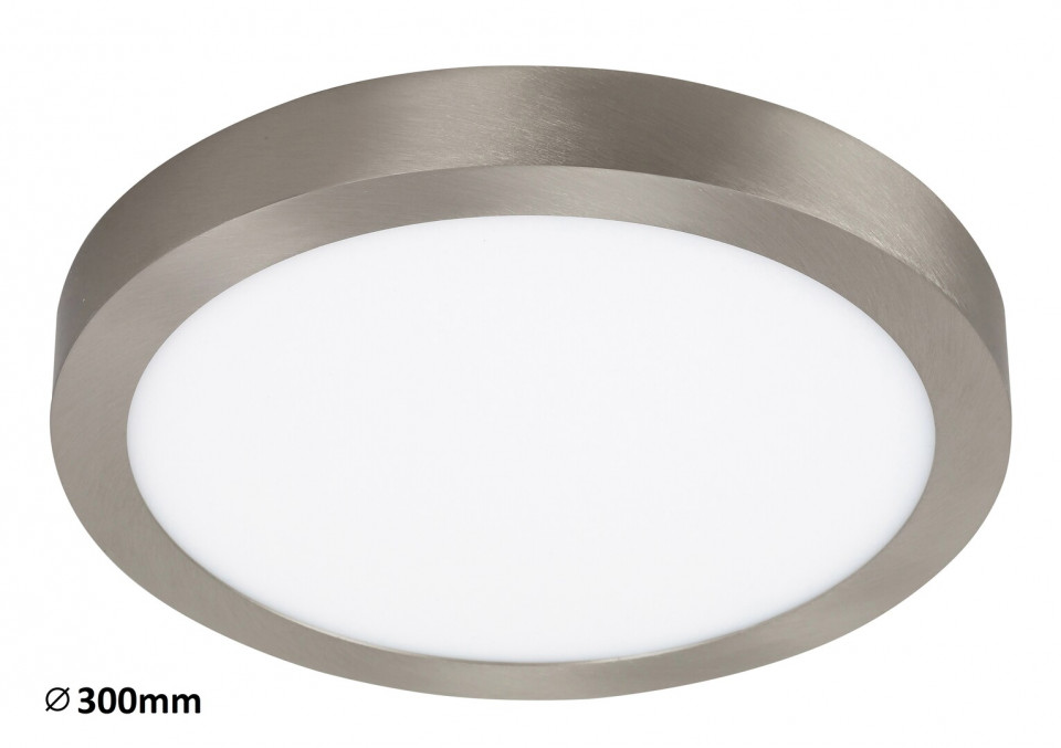 Plafoniera Lois LED, rotund, metal, crom satin, 1700 lm, lumina calda (3000K), 2661, Rabalux